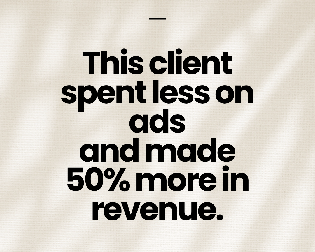 Market Like A CMO Case Study to spend less and make more