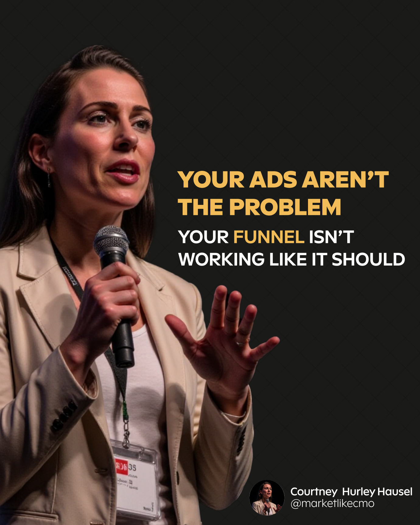 Your ads aren’t the problem. Your funnel is not working